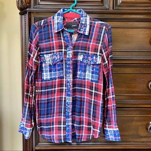 Hurley Bleach Splatter Flannel | XS